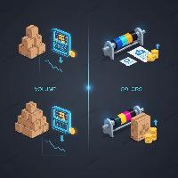 ​تأثیر تیراژ و تعداد رنگ در قیمت‌گذاری چاپ و بسته‌بندی | محاسبه هزینه واحد با اثر مقیاس                                                                                    